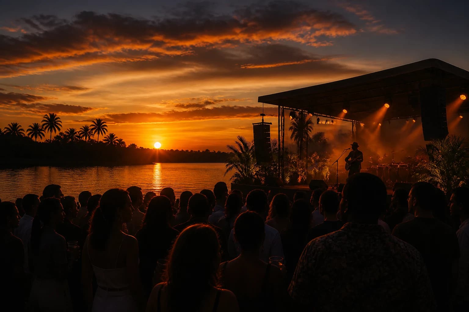 Experiência ao pôr do sol apresentada no projeto A Tardinha