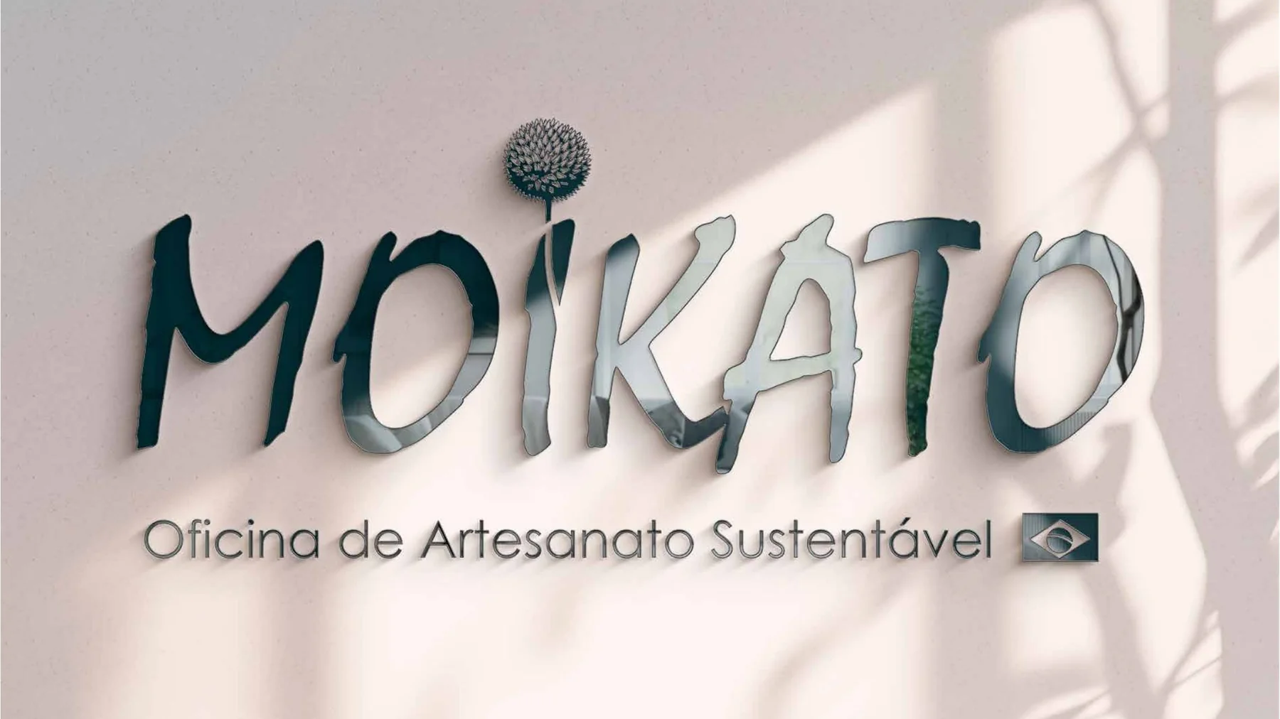 Aplicação da identidade visual criada para a Moikato